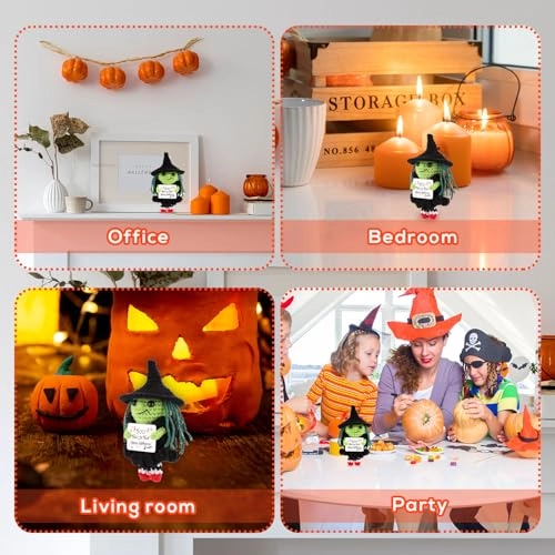Halloween Crochet Witch - 7.49 x 13 x 4.98 cm 1