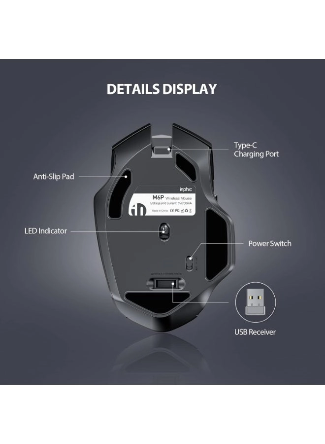 FREEDOM-WOLF X8 Gaming Mechanical Mouse - Wireless