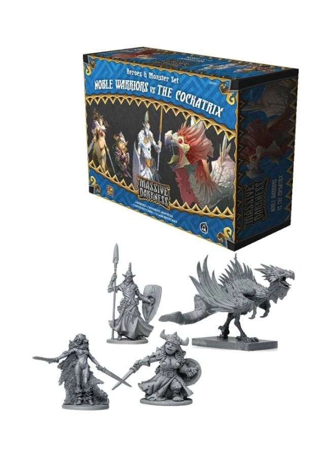 CMON Massive Darkness: Noble Warriors Vs The Cockatrix