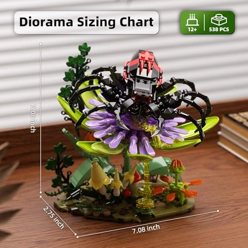Spider Building Set - redback spider 538pcs