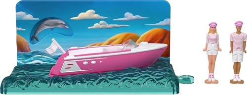 Barbie Mini BarbieLand The Movie Vehicle Collection - 2 1.5-inch Dolls Ages 4+