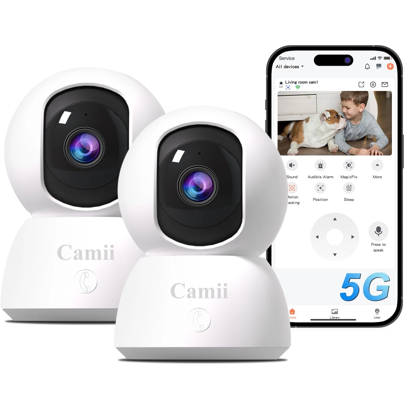 Camii Pet Cameras - 3MP Indoor Pack