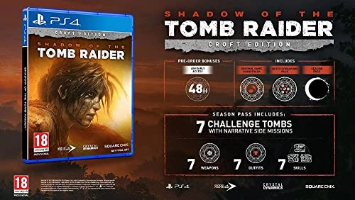 Shadow of the Tomb Raider Croft Steelbook - PlayStation 4
