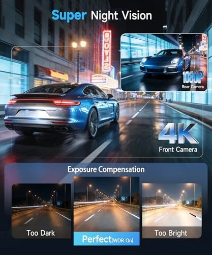 Dual Dash Camera - 4K