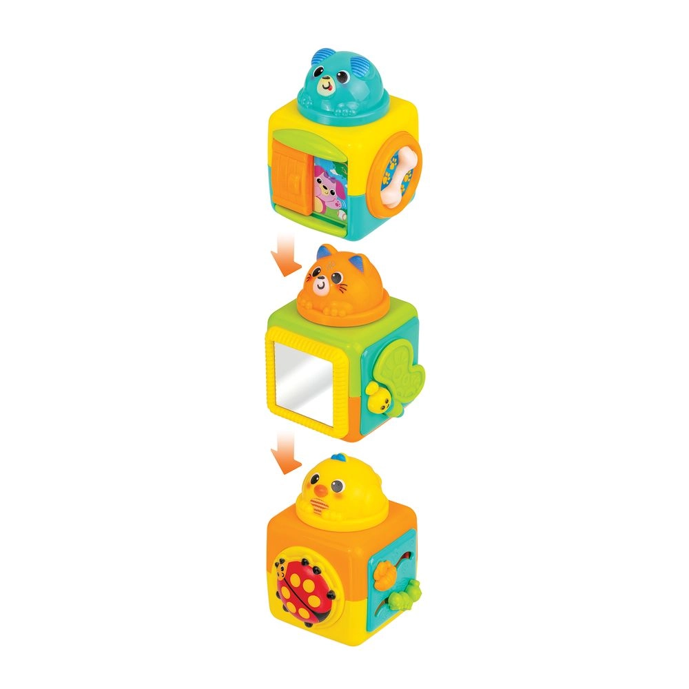 Stack & Play Animal Cubes - Suitable for 1 Year & Above.