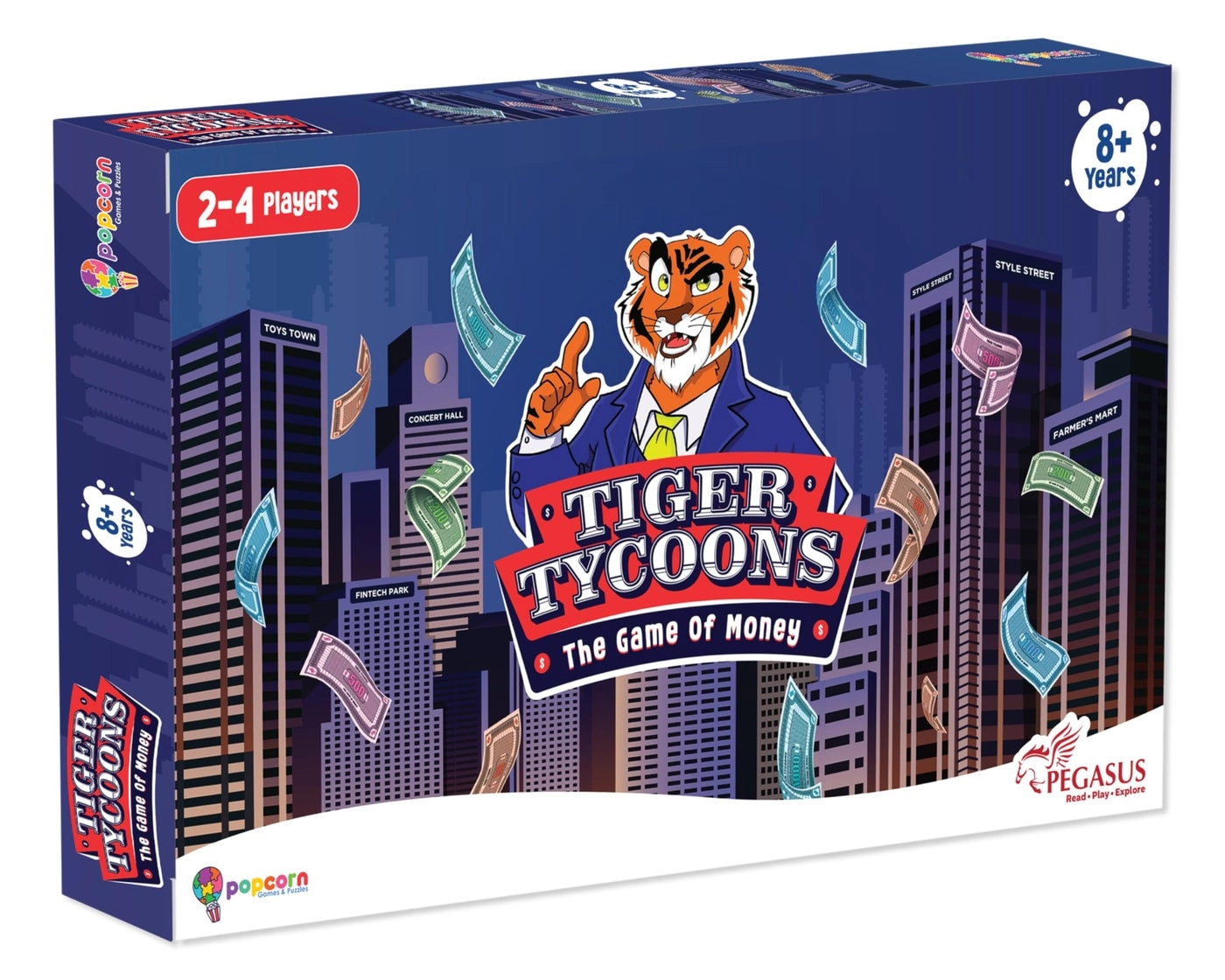 Popcorn Games & Puzzles Board, Card and Dice Game