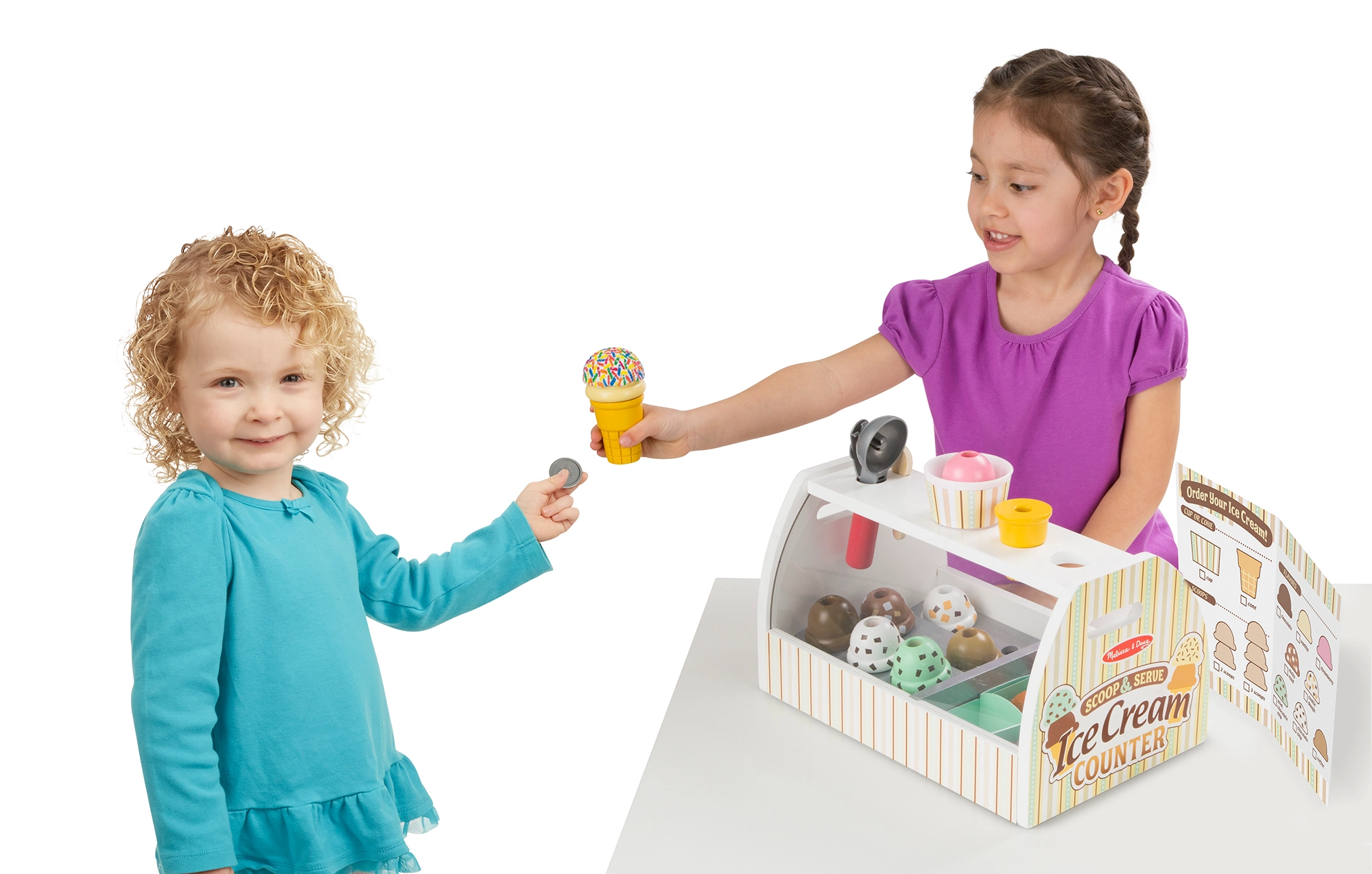 Scoop & Serve Ice Cream Counter - 20 pcs (MD-9286)