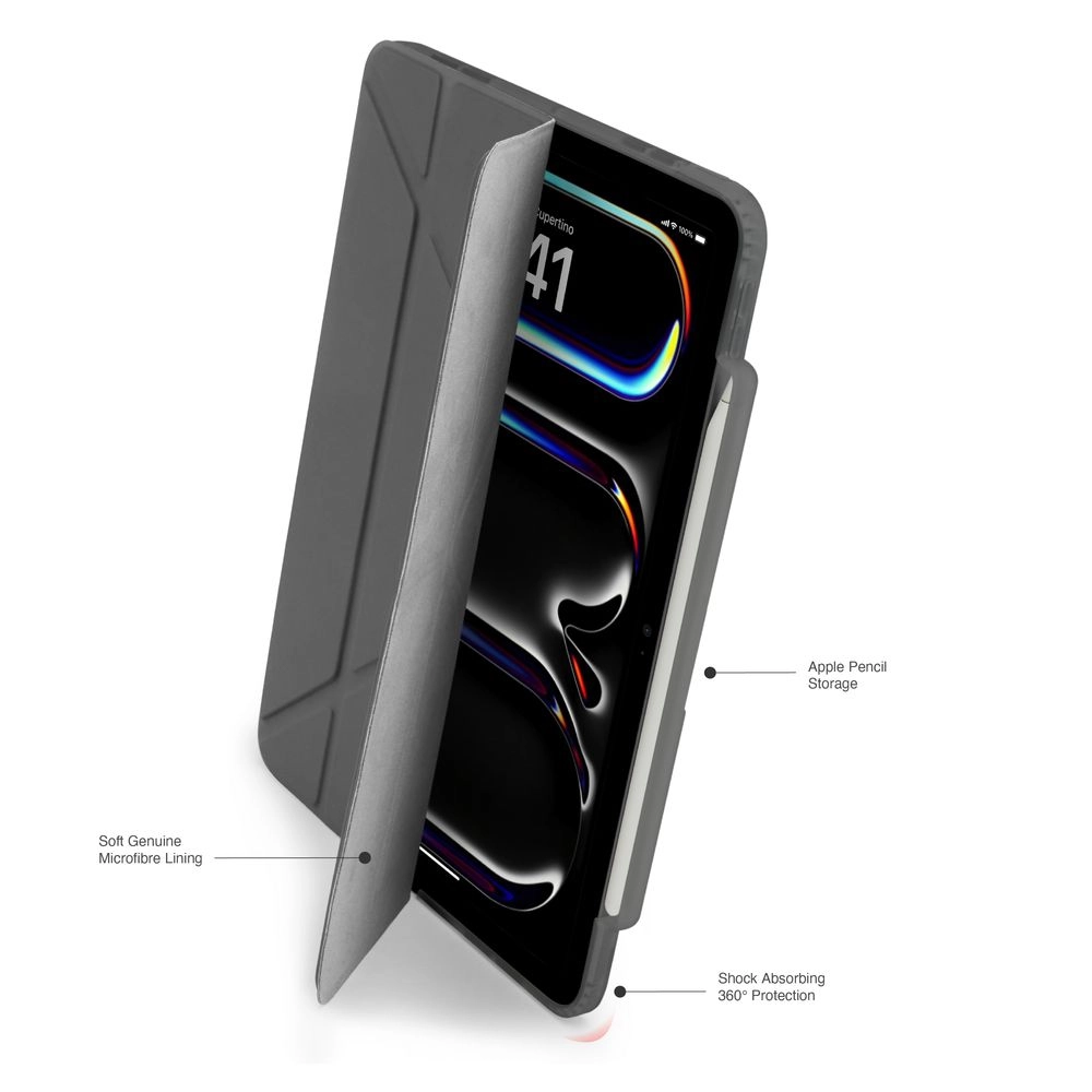 Origami Folio Case with Pencil Case for iPad Pro 13-inch (2024)