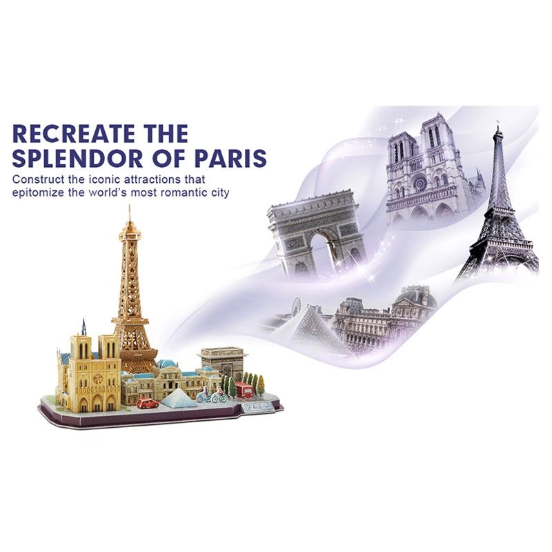 City Line Paris 3D Puzzle (ALGT-MC254H) - 114 pcs