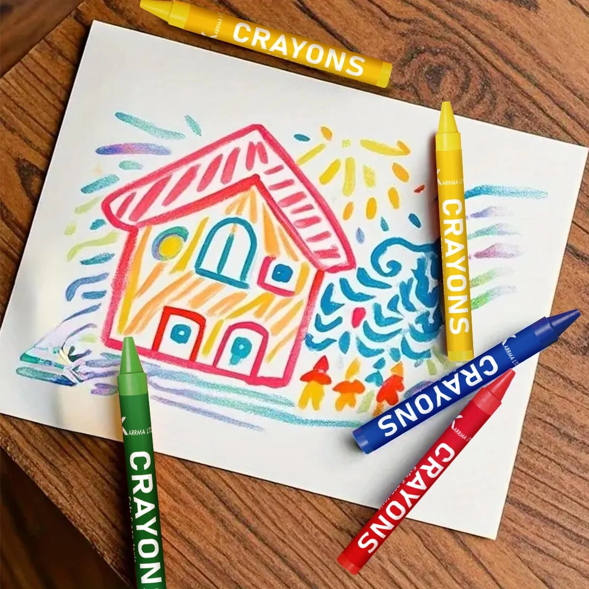 Wax Crayons - 8.0 Count