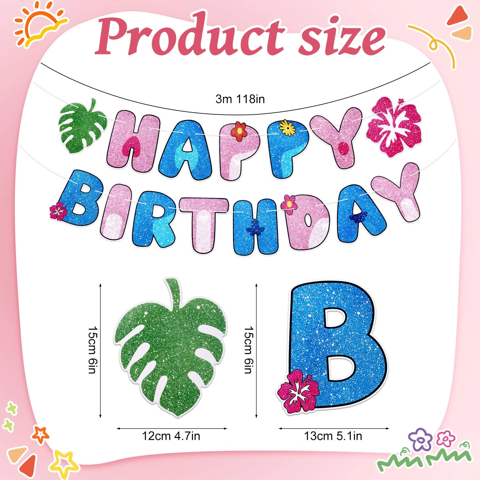 Happy Birthday Banner - 1 Birthday