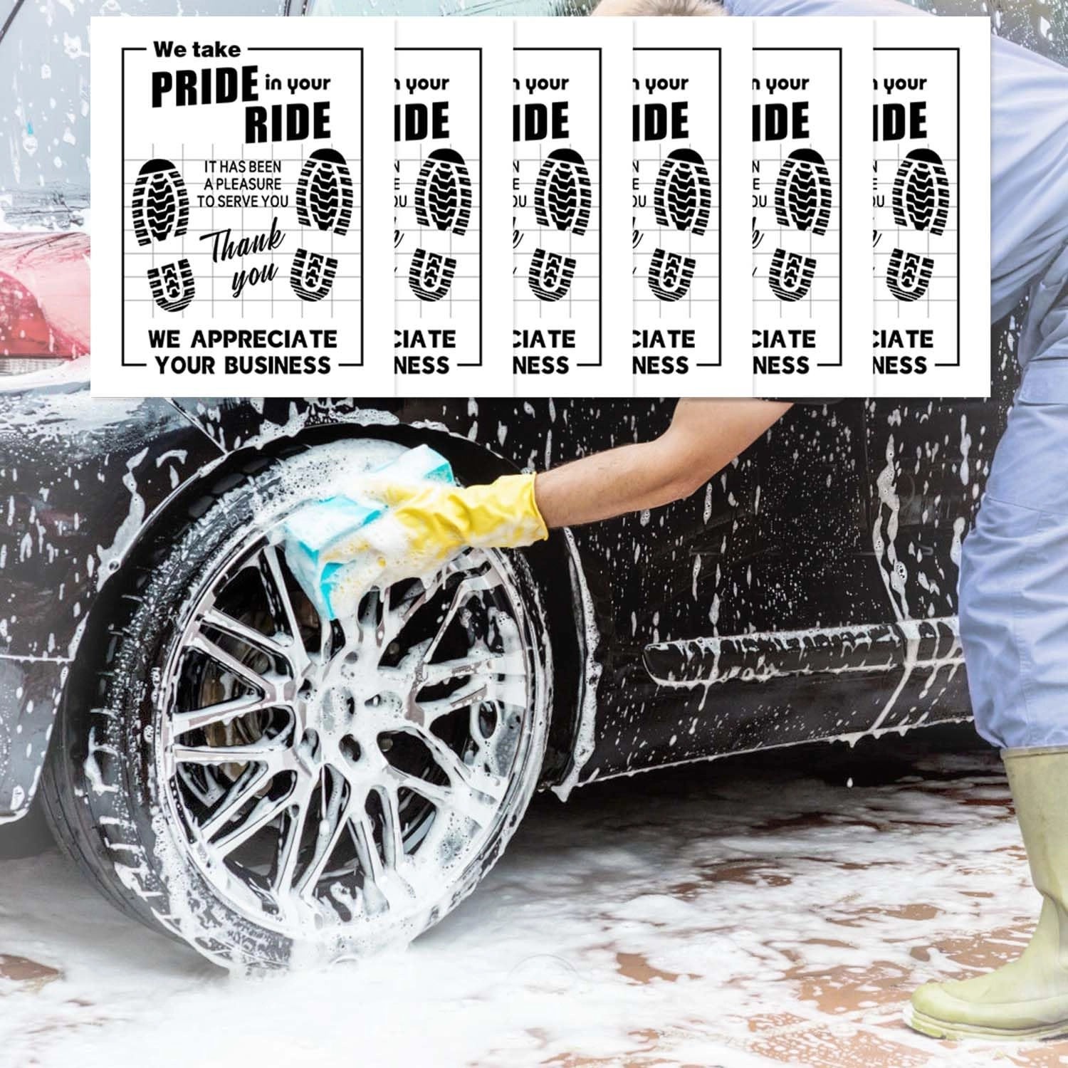 Paper Floor Mats - 100pcs 20" x 16"