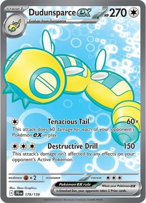 Pokémon Dudunsparce ex 178/159