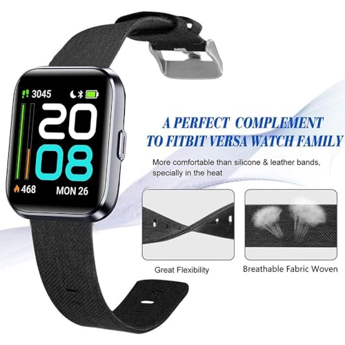 22 mm Sport Watch Strap for Tensky ID208 Plus / Quican IDW208 Plus - 1.8 Inch