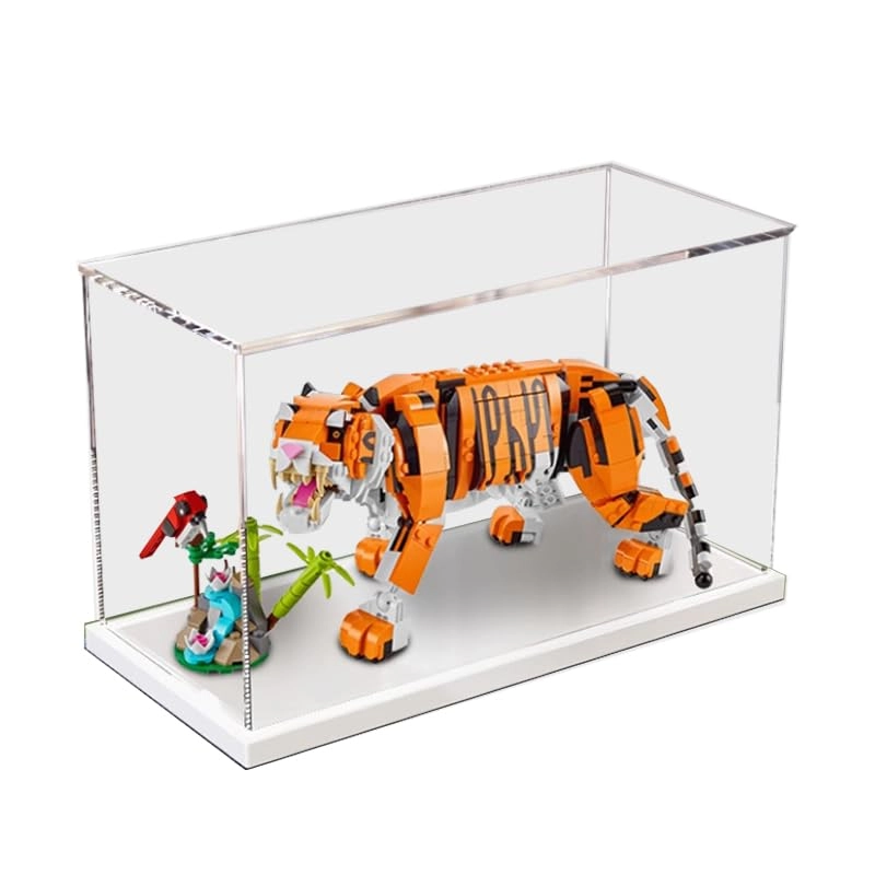 HCAEIOFJ Display Case - 31129 White Bottom