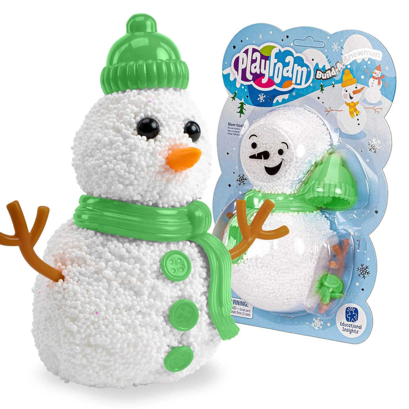 Playfoam Build-a-Snowman - 3+ 3 pieces