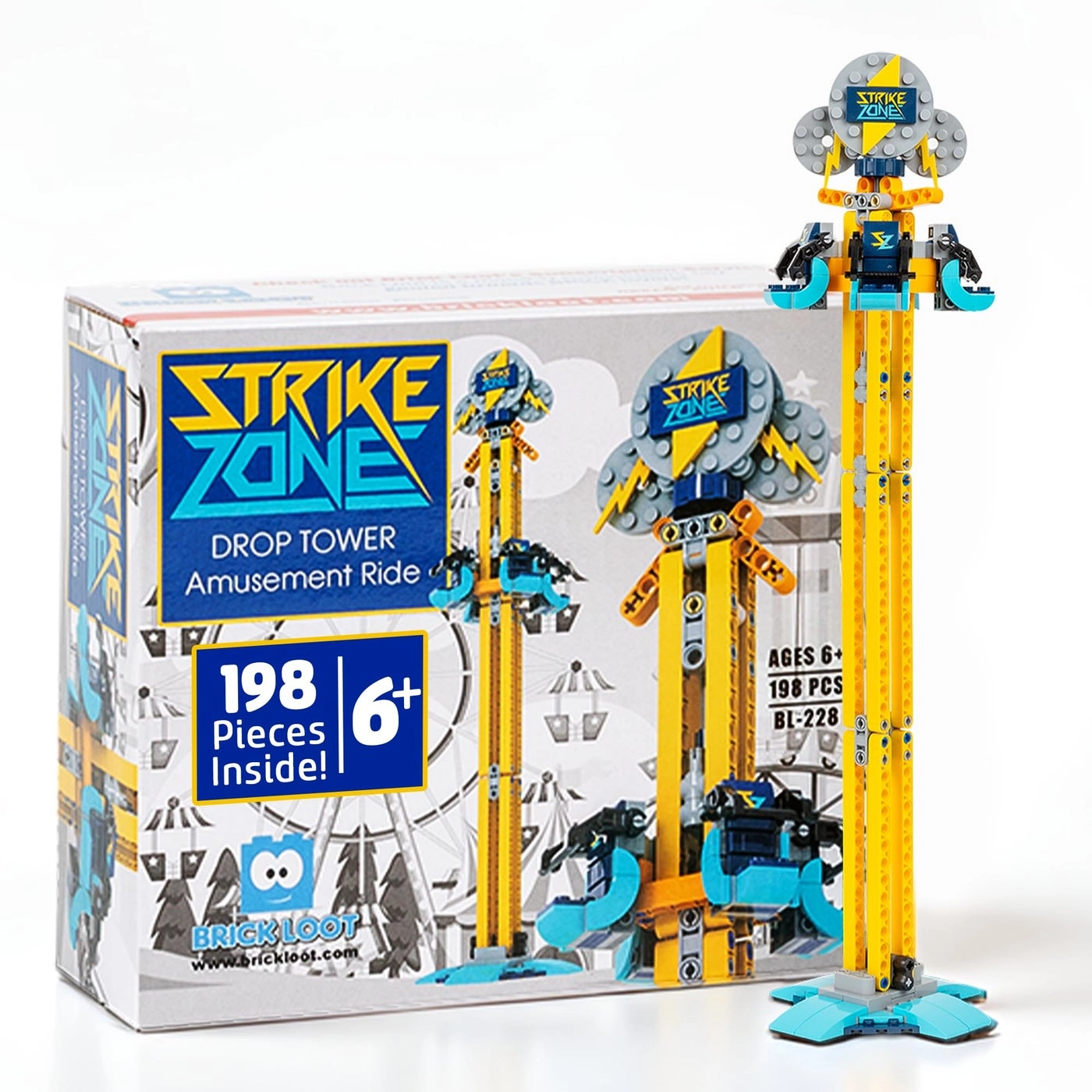 Brick Loot Strike Zone Drop Tower - 198 pcs