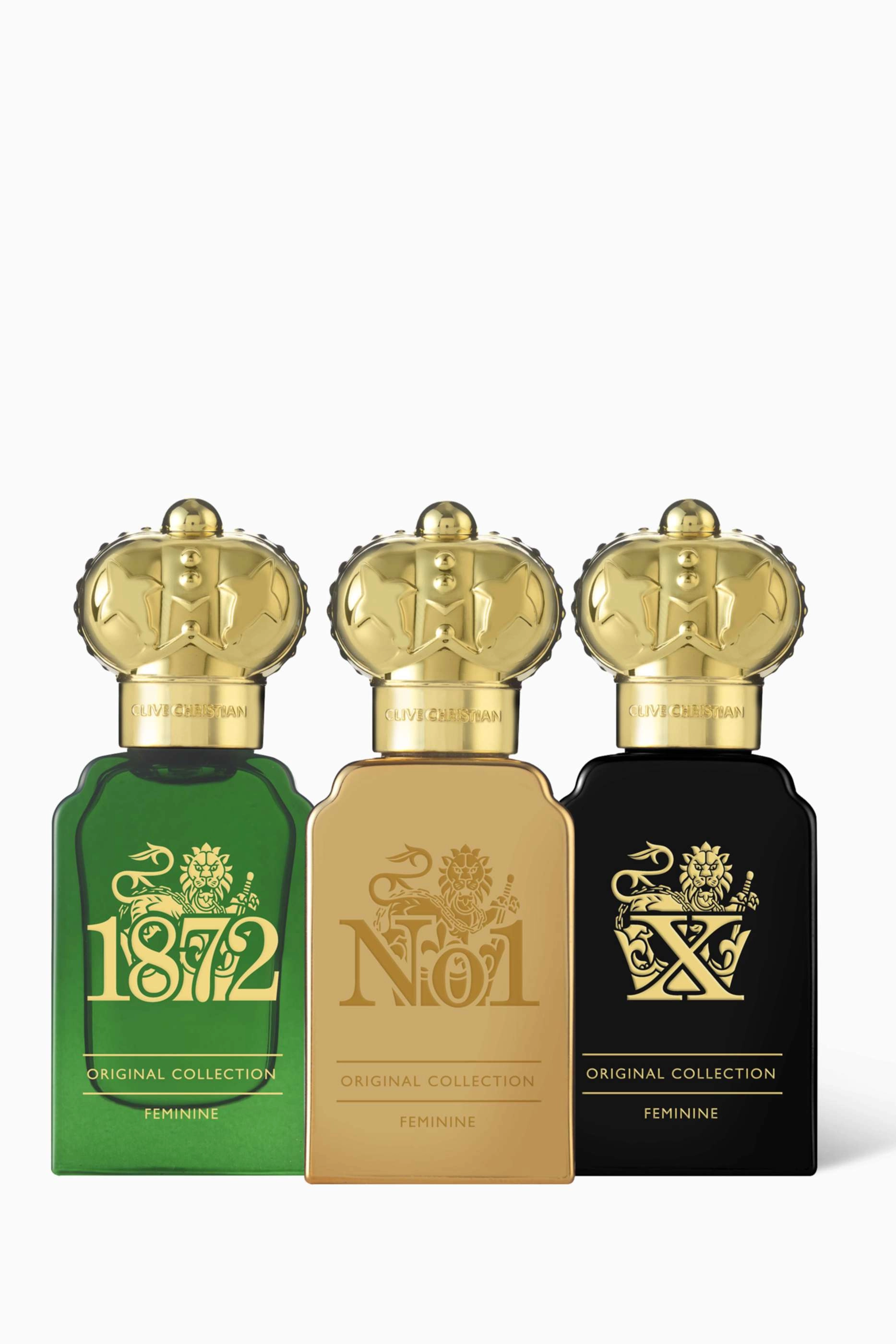 Clive Christian 1872 + No.1 + X - Feminine Edition 3 x 10ml