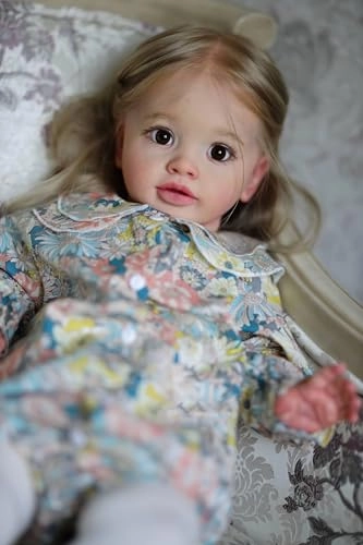 Reborn Doll - 26-inch Vinyl Rooted Hair Ages 3+