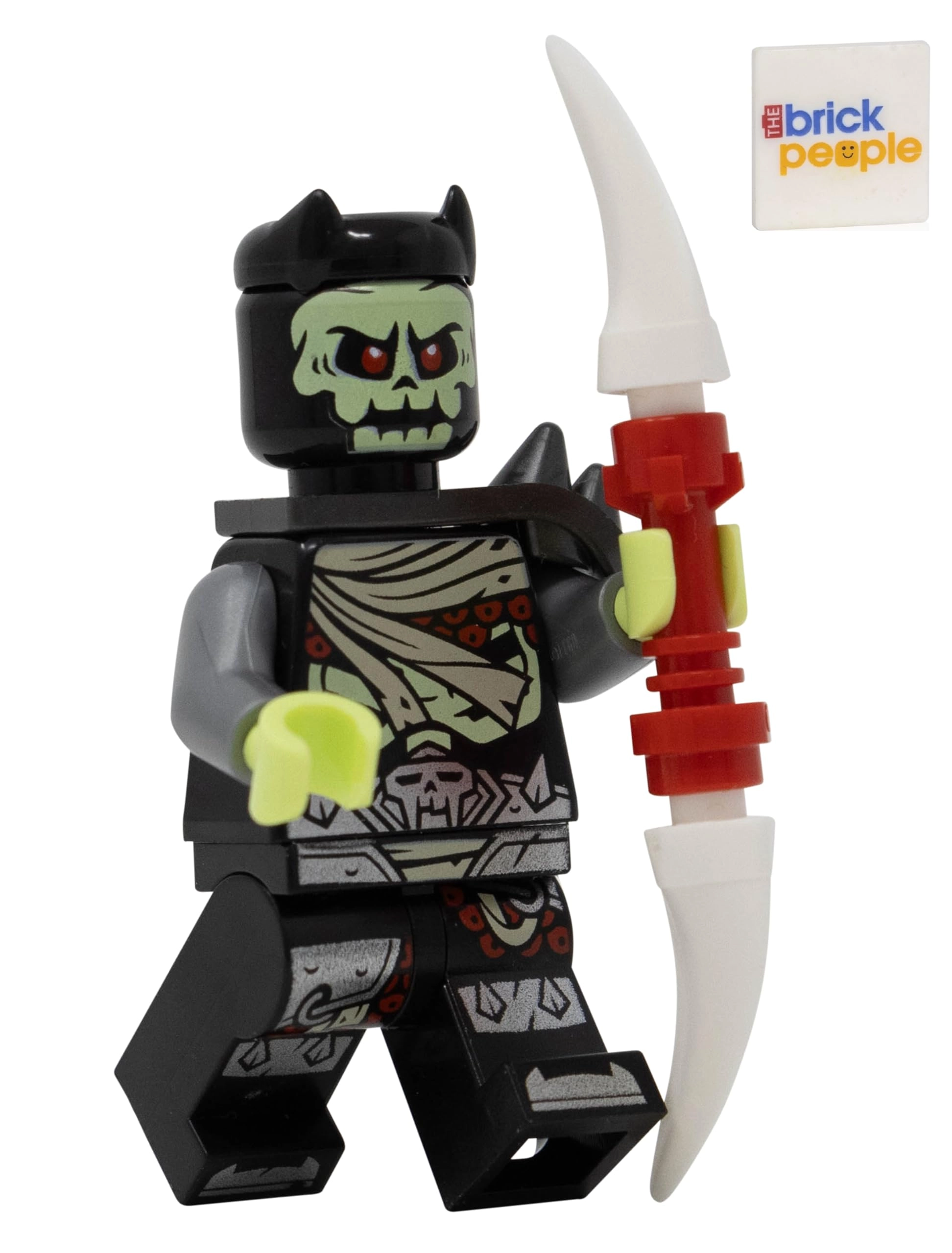 LEGO Ninjago Bone Warrior Minifigure - Bone Blade 2 Inches
