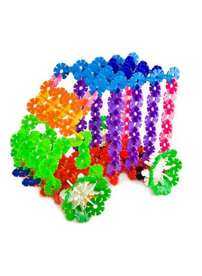 Snowflakes Interlocking Discs Building Set M006 - Flowers 500 pcs