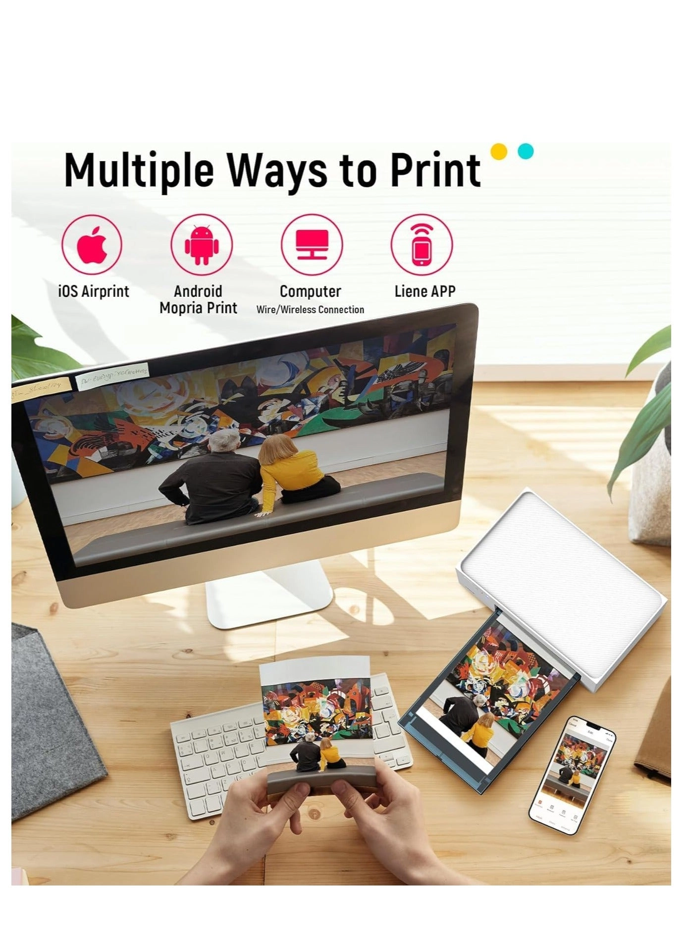 Portable Photo Printer - 4x6 inch