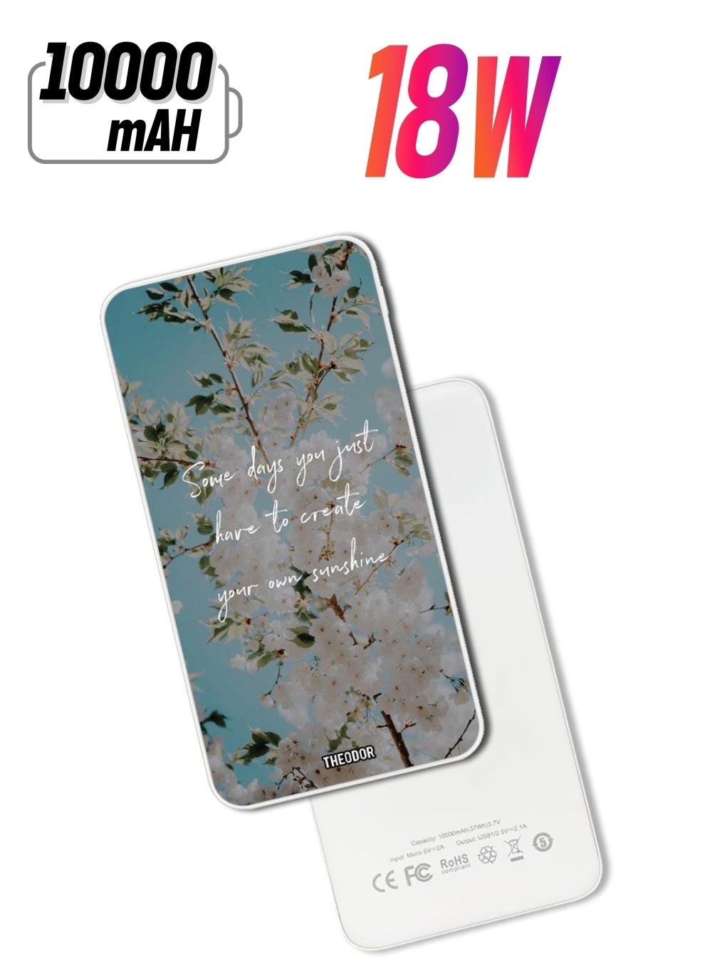 Theodor EX_PPBA110 - 10000 mAh 18W PD