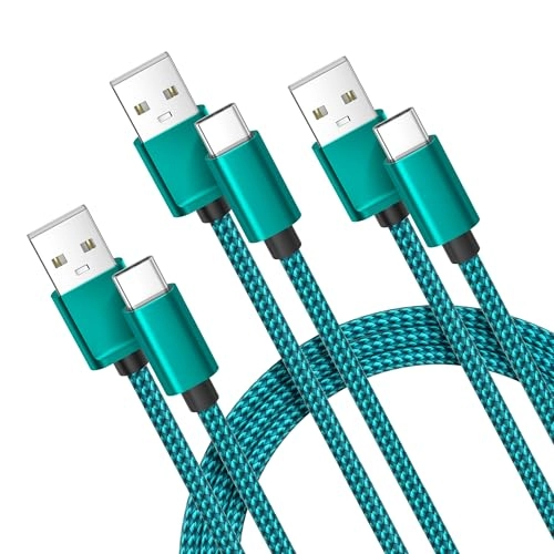 Basesailor Fast Charge Cable 60W USB-A to USB-C Braided (3-Pack)