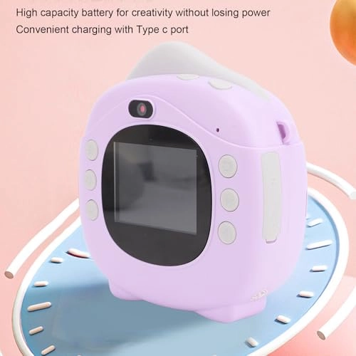 Kids Digital Camera - 12MP 2.4 Inch HD Screen Instant Print