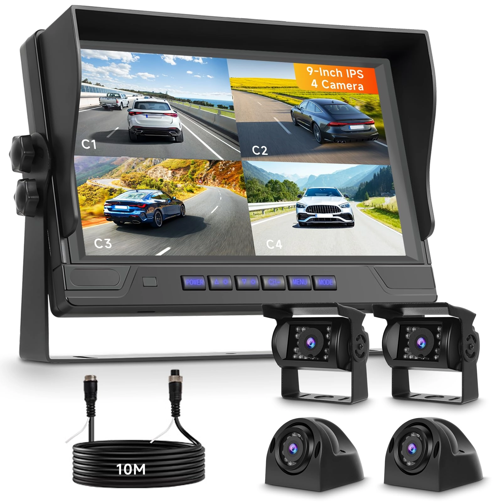 VECHTEL Car Rear View Camera - Night Vision 1080P