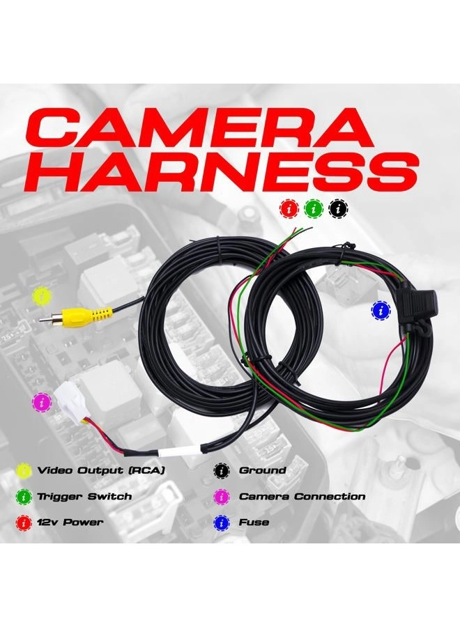 Tailgate Handle with Backup Camera - RCA 600 TV Lines