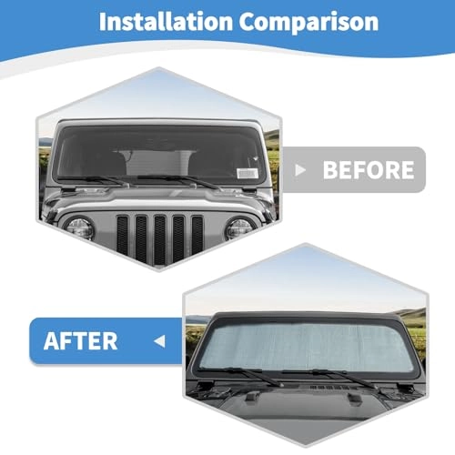 Front Windshield Sunshade - Jeep Jeep Wrangler JL 2018