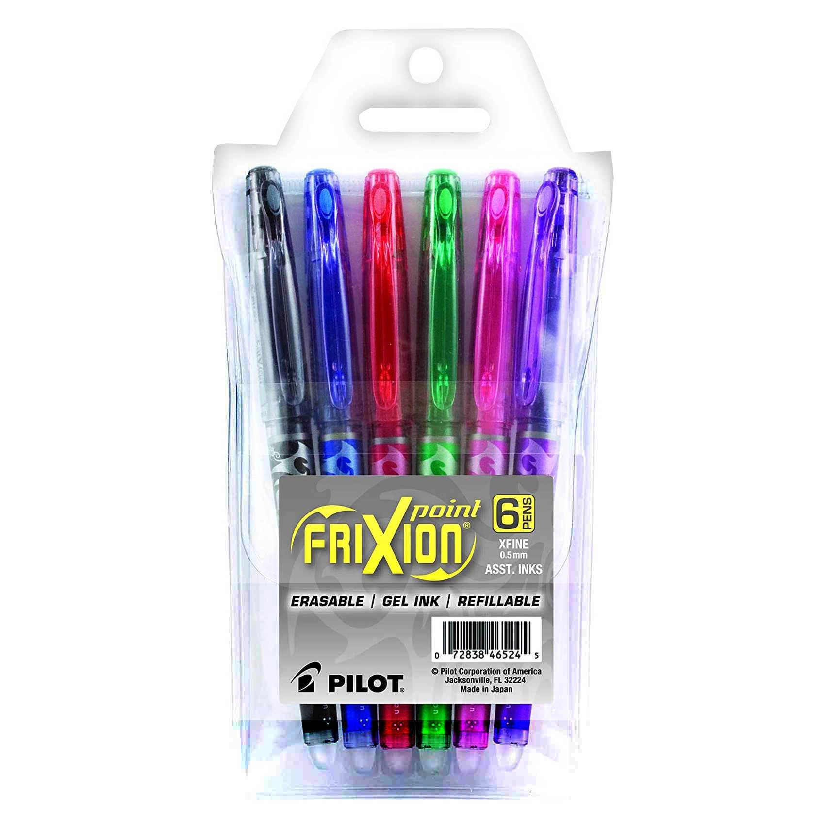 Frixion Needle Point Pens - 6 0.5mm