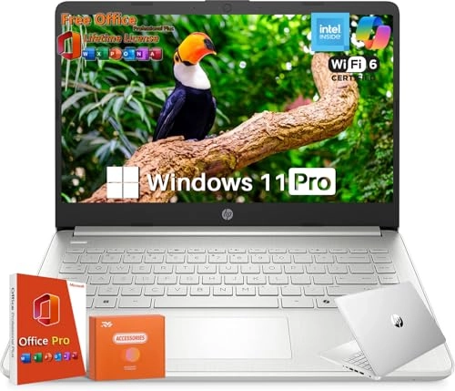 14 Laptop Computer Laptop 14-dq6011dx - 14'' N150 16GB DDR4 128GB UFS + 256GB MSD Card