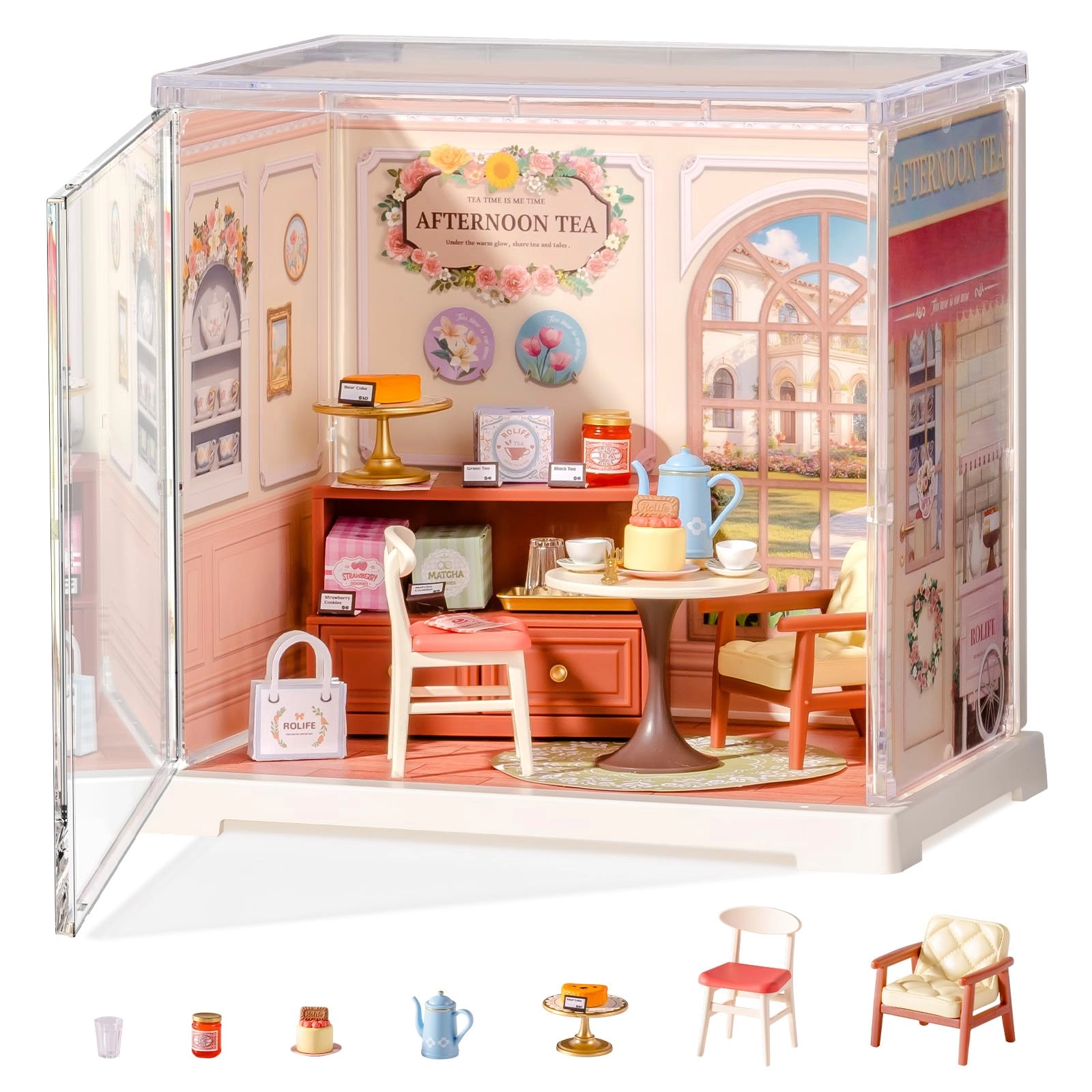 DIY Miniature House Kit - DAILY INSPIRATION CAFE 1:24