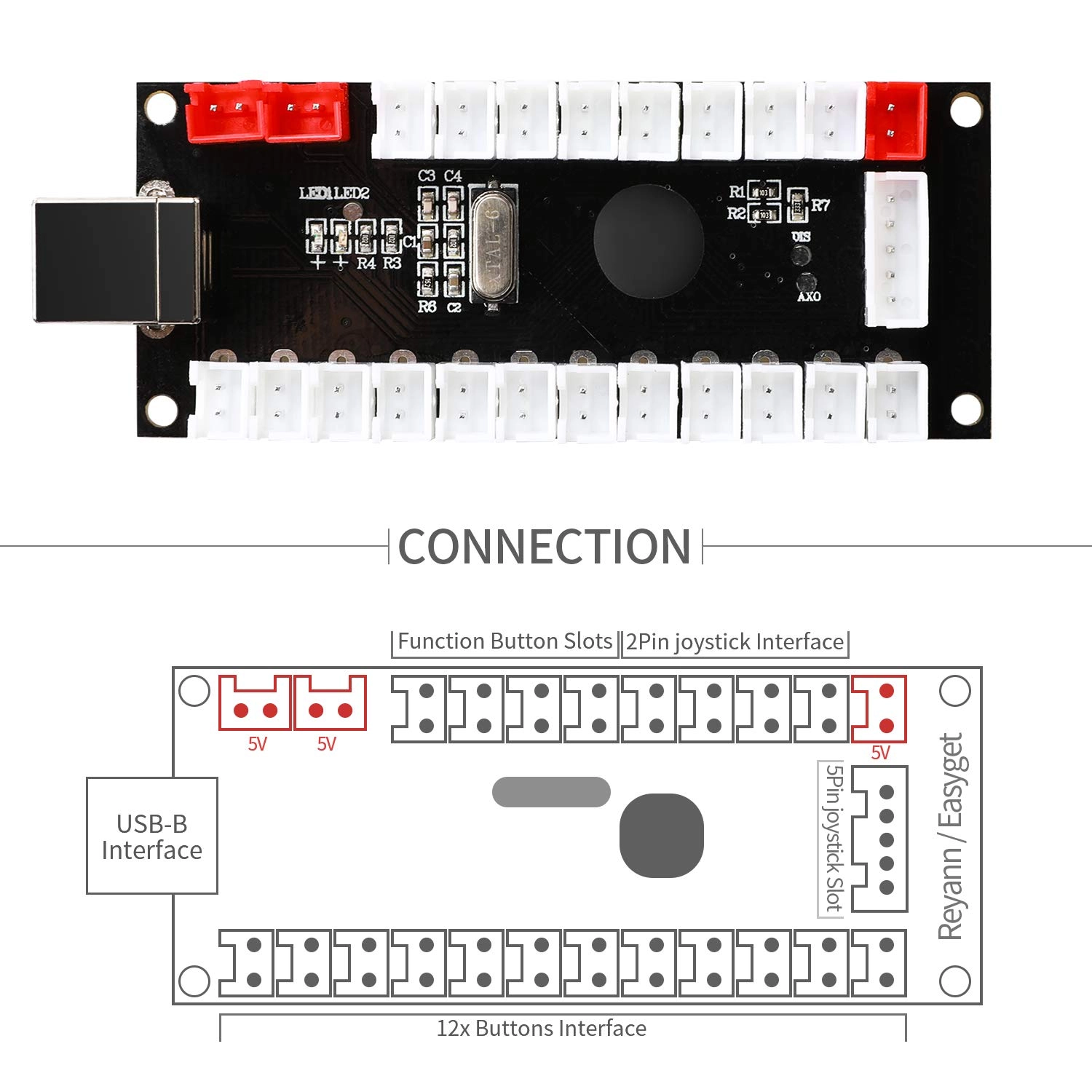 Zero Delay Encoder - USB PC MAME Raspberry Pi Arcade1Up