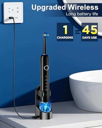 R608W - 8 Brush Heads 5 Cleaning Modes