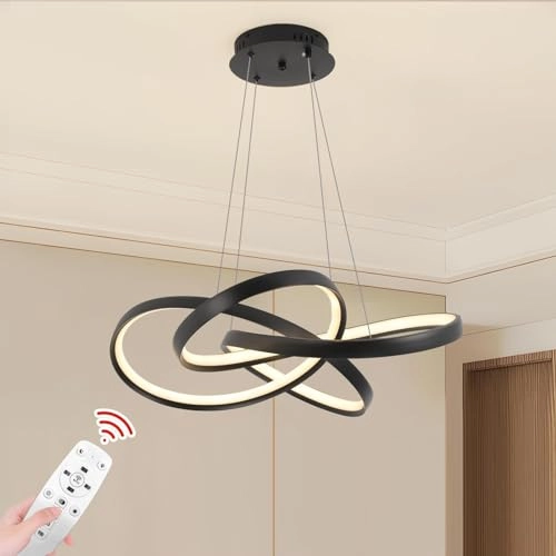 Modern LED Chandelier - Warm Neutral White Dimmable