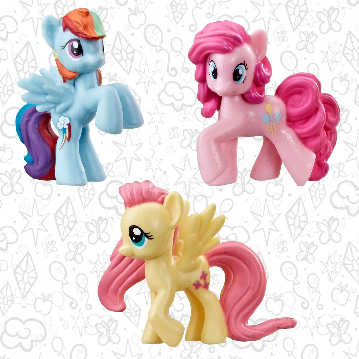 Rainbow Equestria Favorites - 3 Years 10 pcs