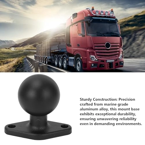 Ball Mount Base - Aluminum Alloy C-shaped Dual Socket Arm