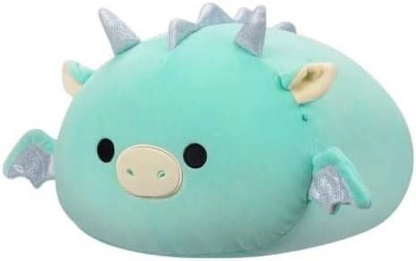 Miles Stackables 30 cm Plush Teal Dragon