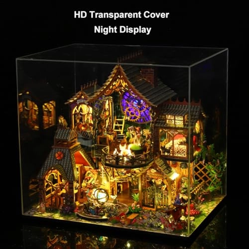 Miniature Wooden Dollhouse Furniture Kit - Creative Room 1:24