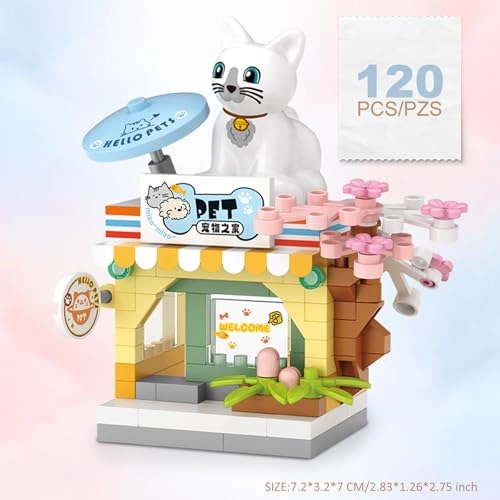 Pet Shop - 120 pcs + Coffee Shop - 120 pcs + Fruit Shop - 120 pcs + Sweet Shop - 150 pcs
