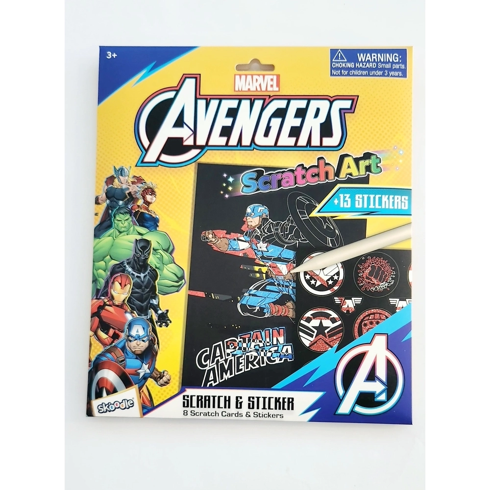 SKOODLES Disney Avenger Scratch Scribble