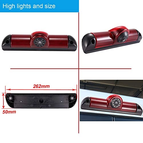 Brake Light Reversing Camera - Night Vision 1280 x 720 pixels