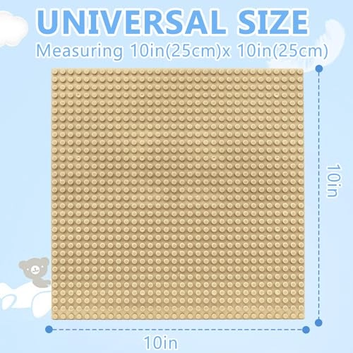 Classic Building Baseplates - 25.4X25.4cm 6-Pack