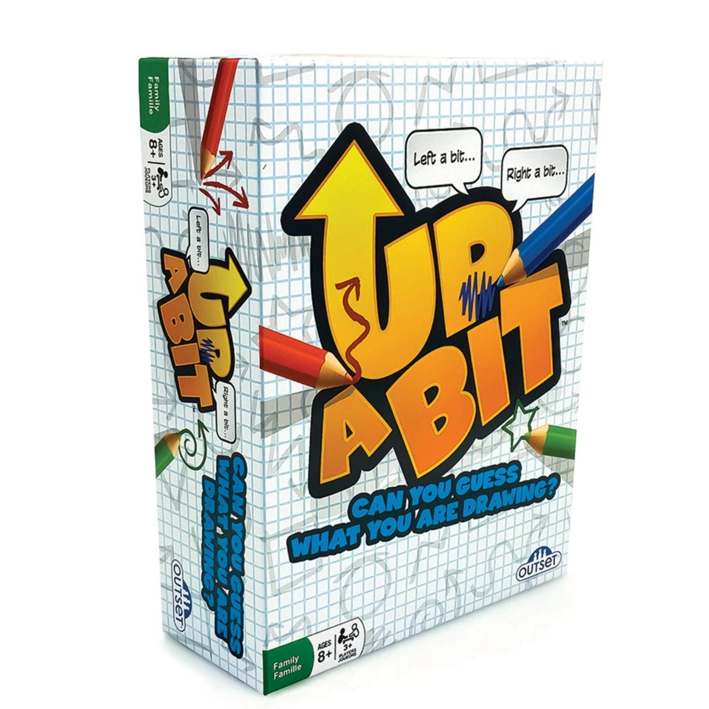 Up a Bit - Ages 8+ 100 Objects Cards, 250 Double Sided Grid Sheets