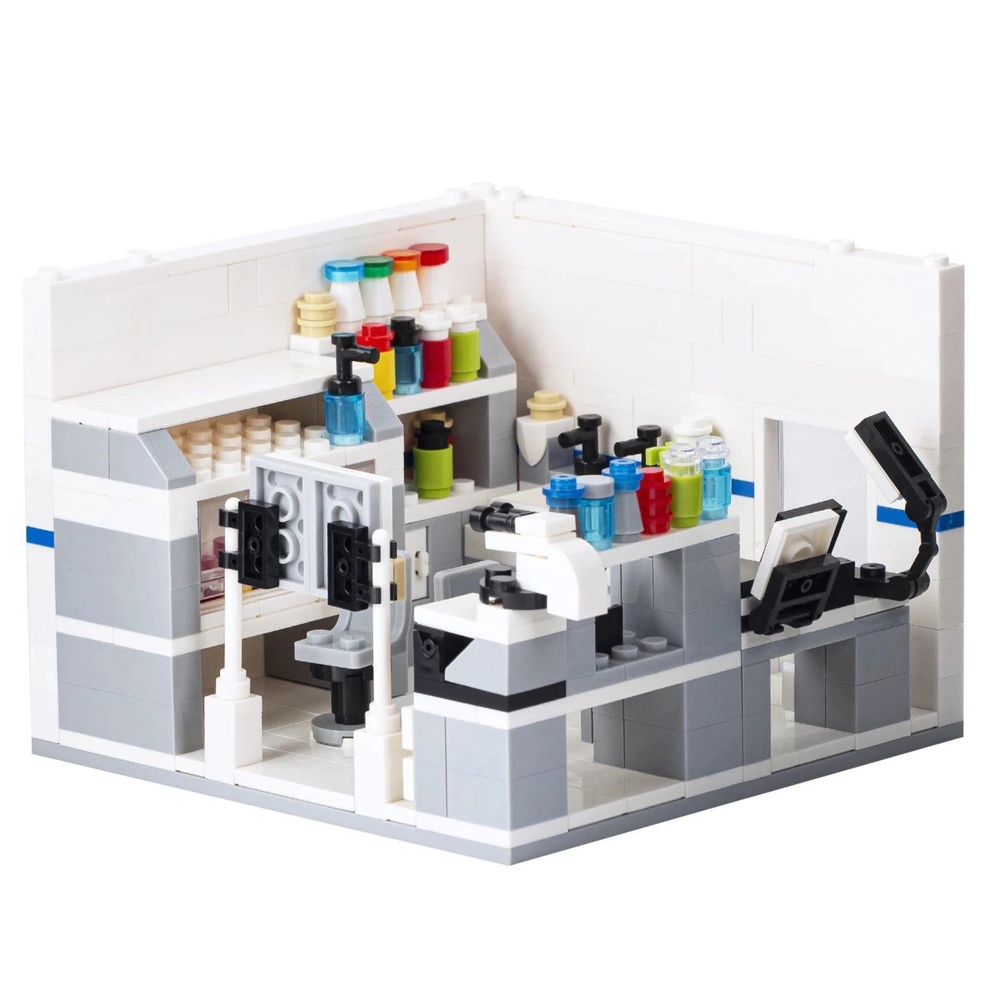 Bluejw City Hospital Building Blocks Set - MOC4049-4052