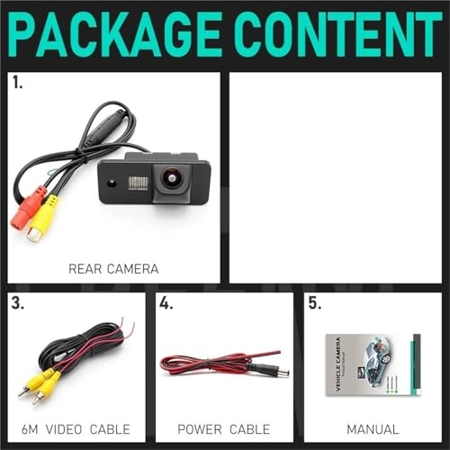 Variable Parking Line Dynamic Trajectory Tracks Car Rear View Backup Camera - Night Vision