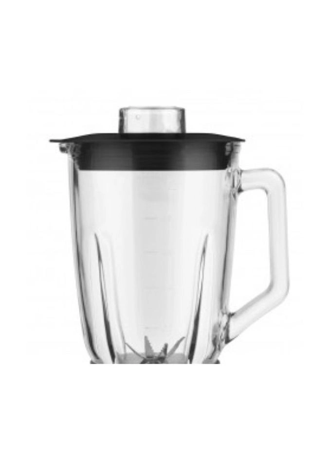 Bs4860 Zafiro Plus - Glass jug, 4 speeds + pulse, 6 stainless steel blades, security block system